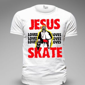 Camiseta Jesus Love Skate