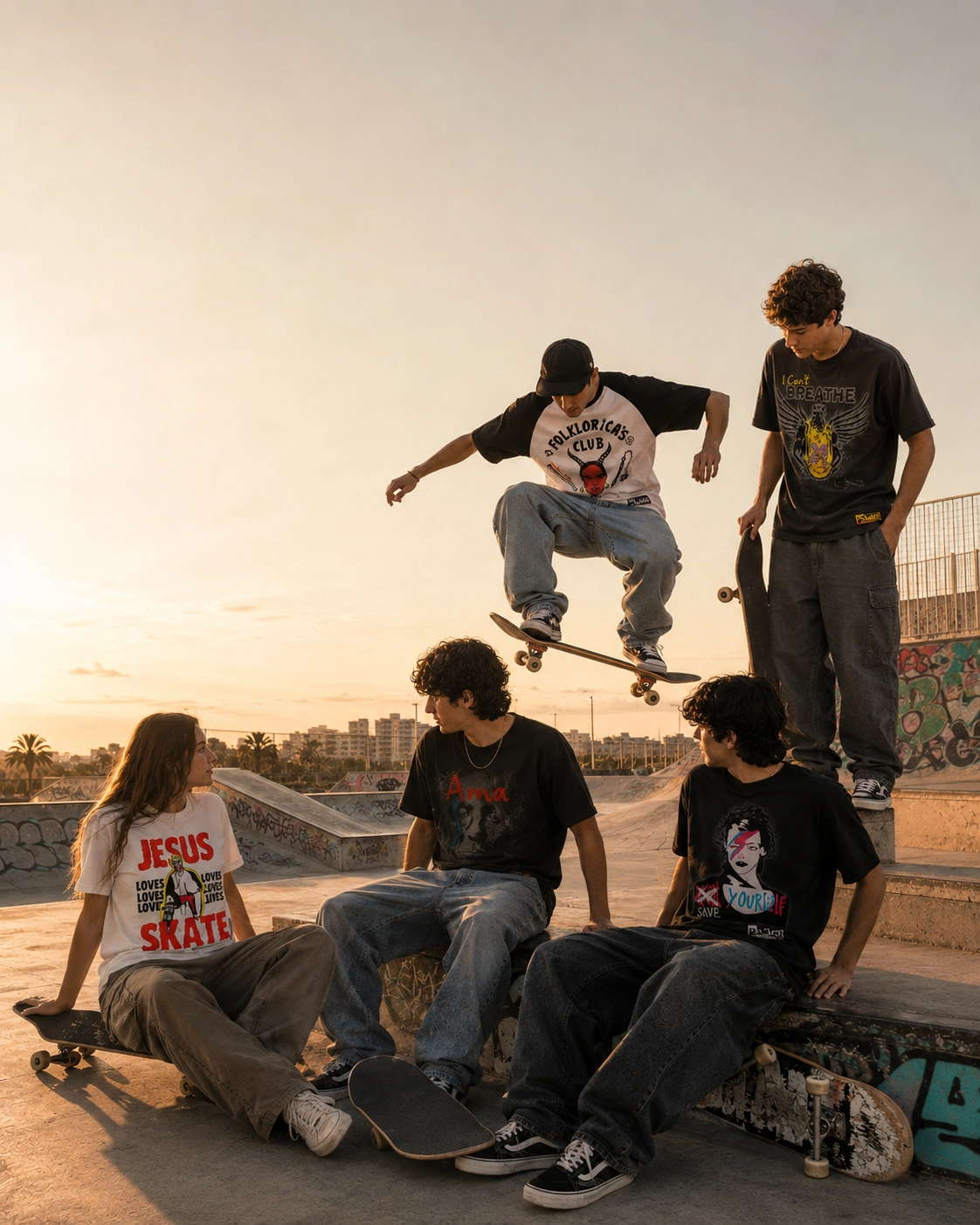 Campaña PSMAN con ropa urbana